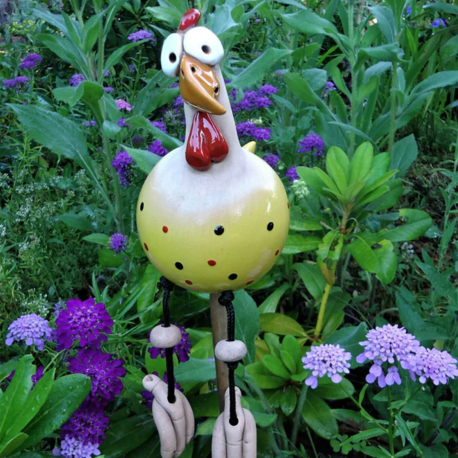 BowLift | Happy Chicken β Colorful Garden Chicken Decoration