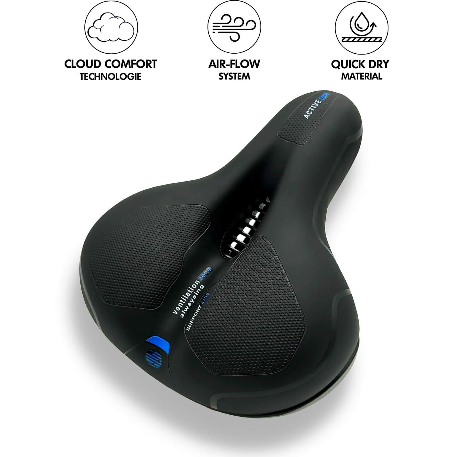 BowLift | Bike Seat with Gel Cushion and Shock Absorption