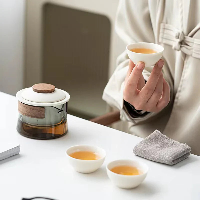 BowLift | Portable and Stylish Tea Set with Teapot and Cups – Perfect for On-the-Go