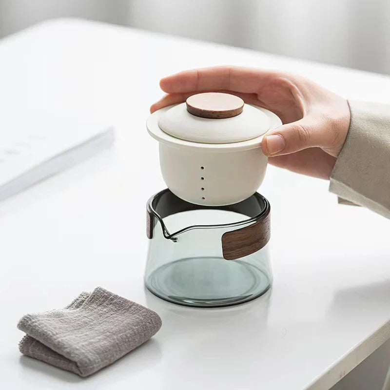 BowLift | Portable and Stylish Tea Set with Teapot and Cups – Perfect for On-the-Go