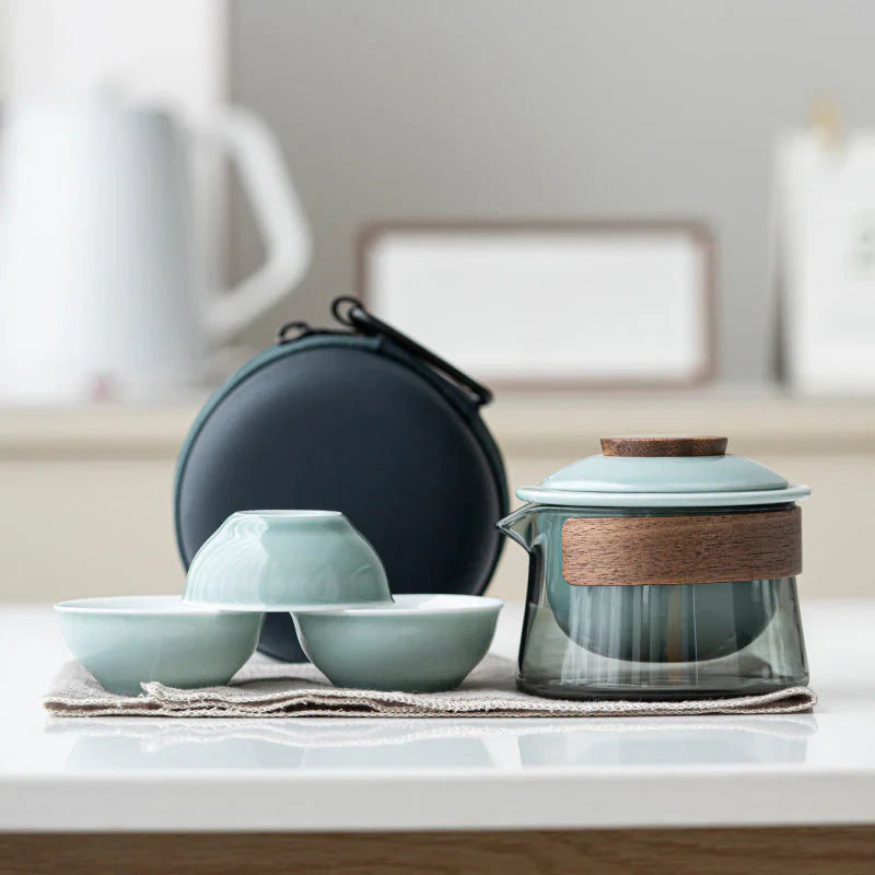 BowLift | Portable and Stylish Tea Set with Teapot and Cups – Perfect for On-the-Go