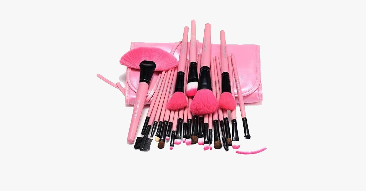 BowLift | 24-piece Pink Glory Brush Set