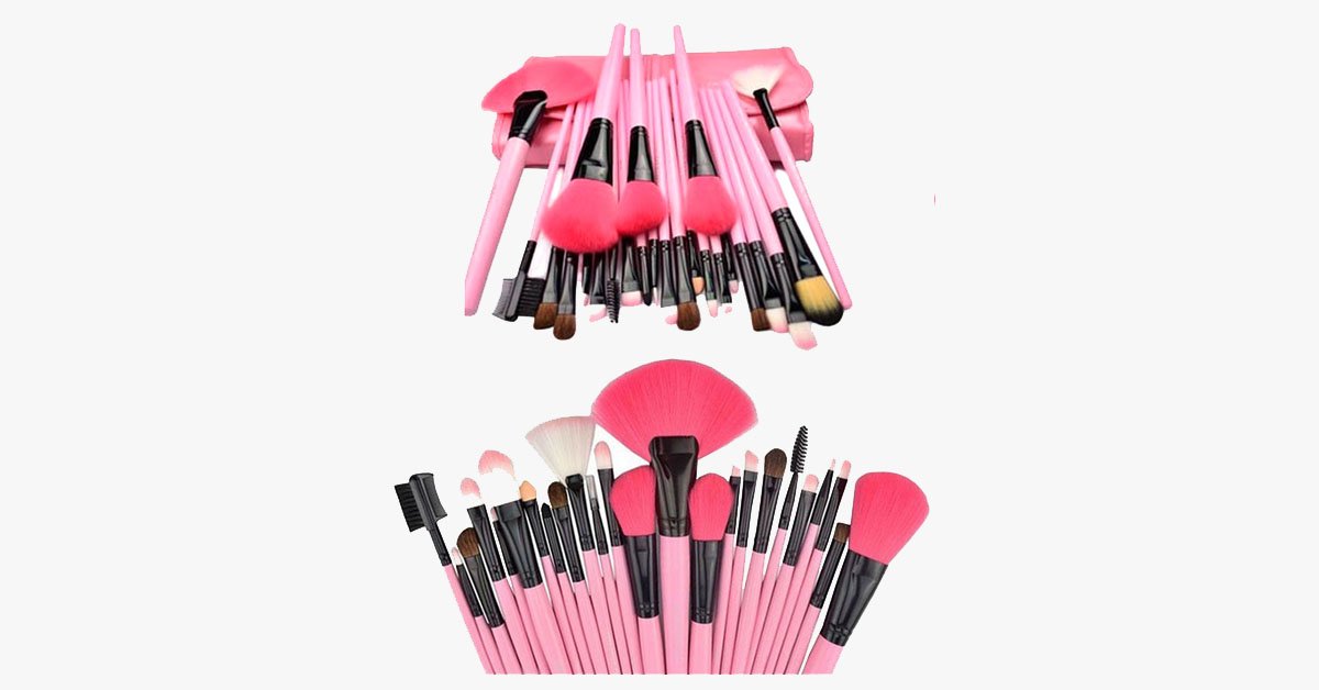BowLift | 24-piece Pink Glory Brush Set