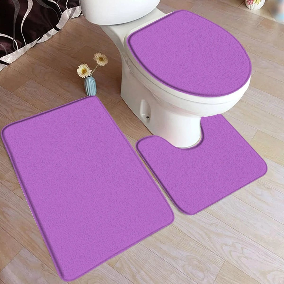 BowLift | HydraMat – 3-Piece Non-Slip Bathroom Mat Set for Comfort & Safety