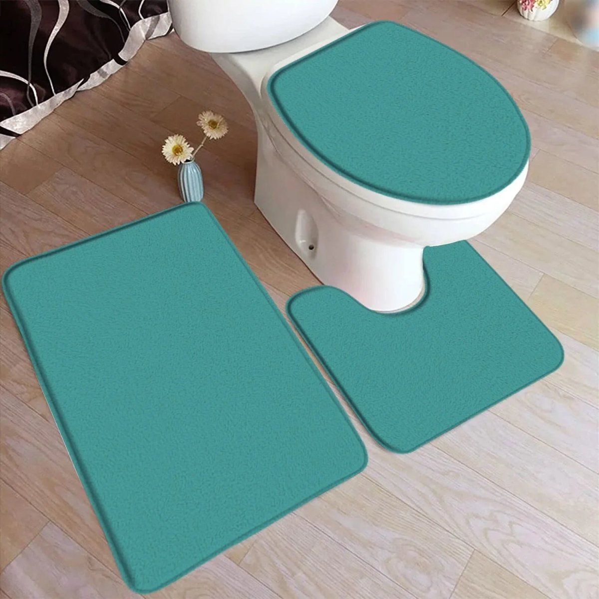 BowLift | HydraMat – 3-Piece Non-Slip Bathroom Mat Set for Comfort & Safety