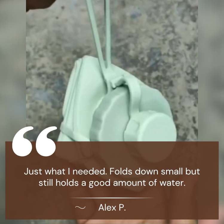 BowLift | Collapsible Water Bottle | BPA-Free, Leak-Proof & Eco-Friendly for Hiking, Commuting & Workouts