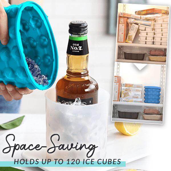 BowLift | IceCube Maker – Space-Saving 2-in-1 Ice Cube Tray & Drink Cooler
