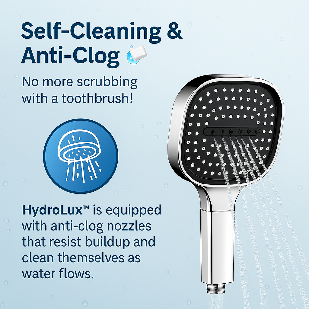 BowLift | High-Pressure Shower Head | Turbo-Boost Technology & Advanced Filtration for Healthier Skin and Hair