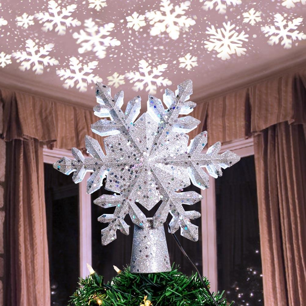 BowLift | Christmas Decorations LED Snowflake Tree Topper