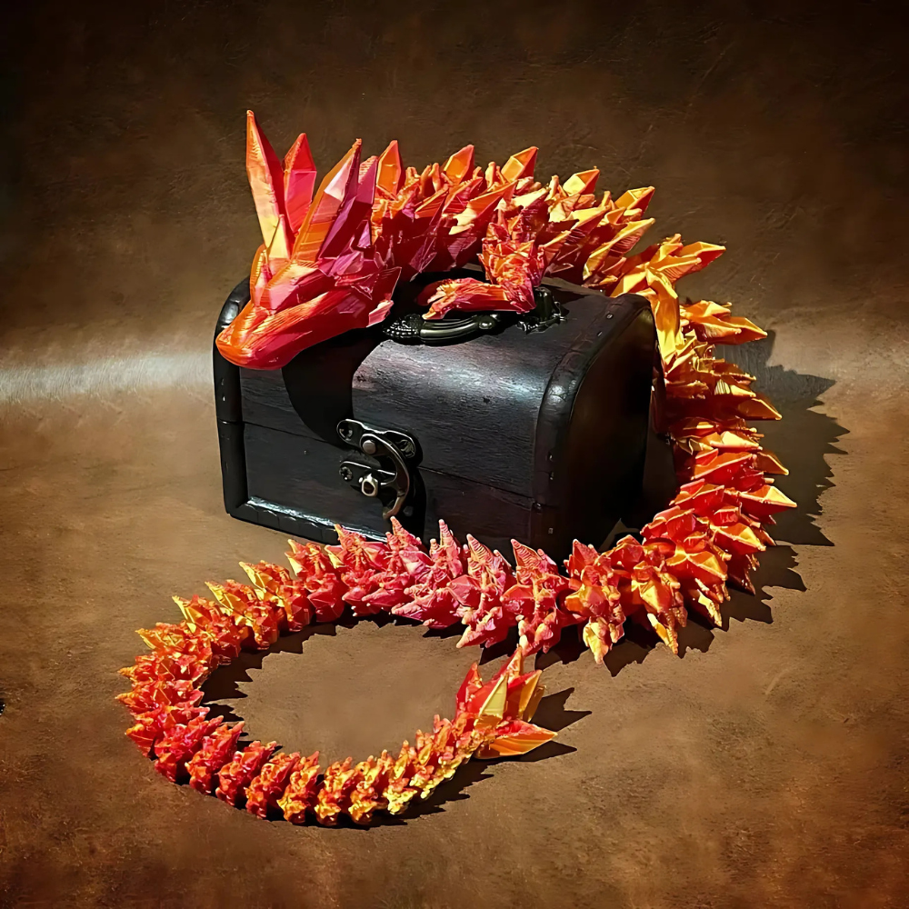 BowLift | Dragon Egg Crystal Figurine 3D Printed Toy