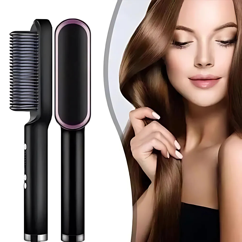 BowLift | Hair Straightening Brush Ionic Styling Comb