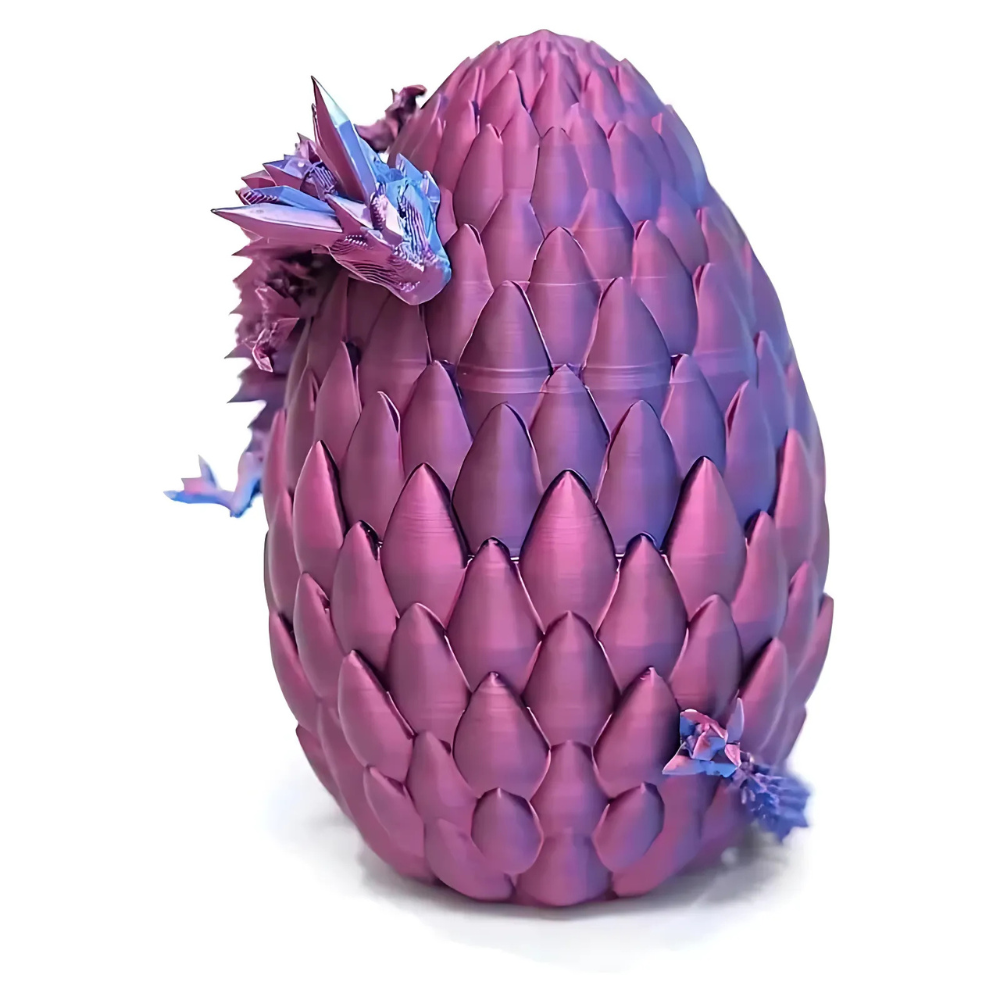 BowLift | Dragon Egg Crystal Figurine 3D Printed Toy