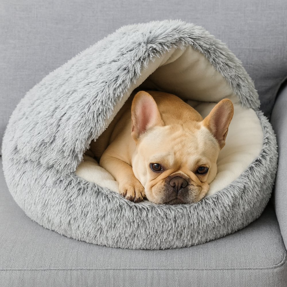 BowLift | Dog Bed Soft Plush Cave House