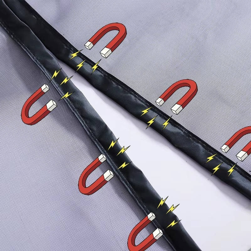 BowLift | Adjustable Magnetic Screen Door for Insect Protection