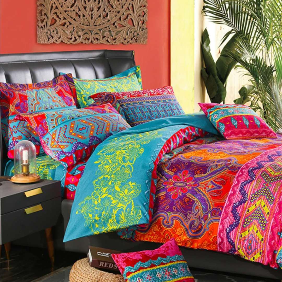BowLift | Duvet Cover Colourful Abstract Bedding Set