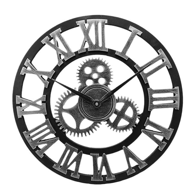 BowLift | Wall clock in industrial style
