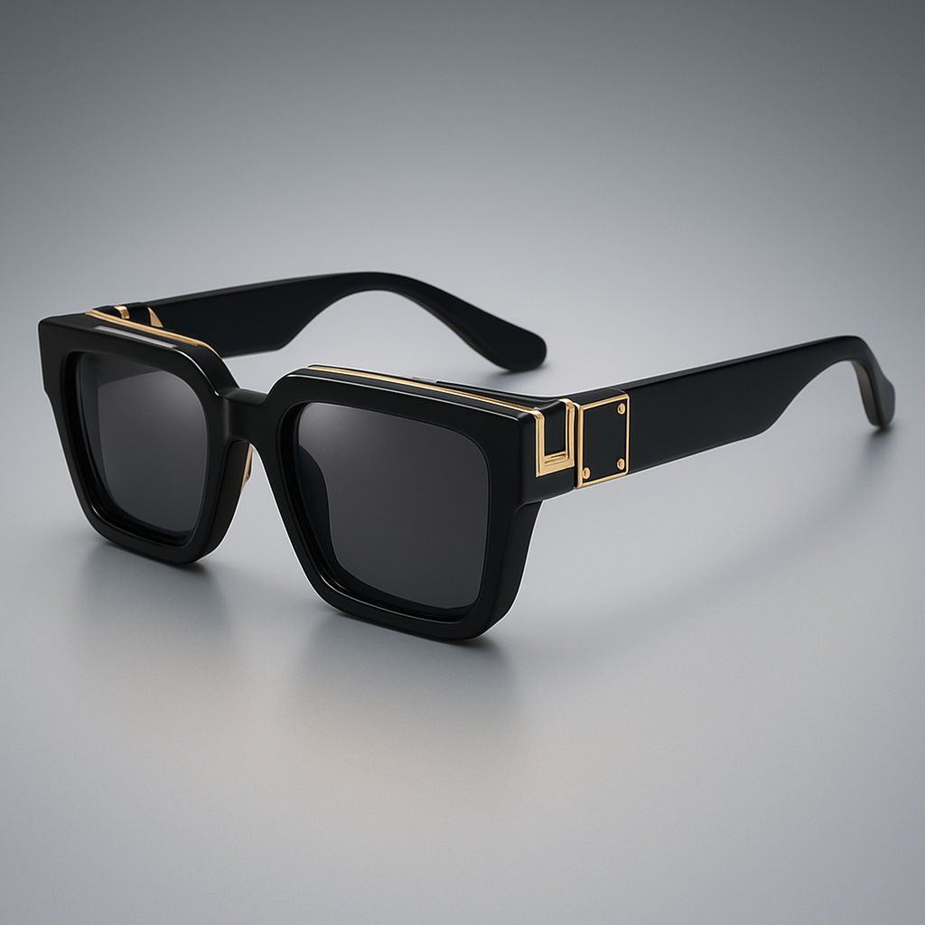 BowLift | Black Square UV Protection Sunglasses