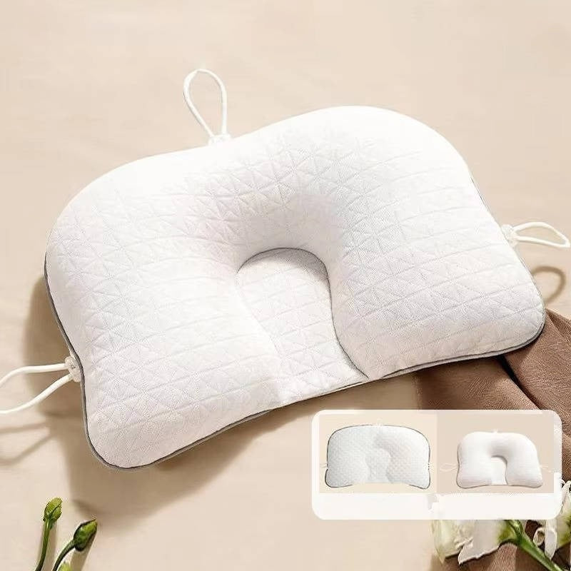 BowLift | Baby Pillow with Memory Foam and Cotton Cover, Portable Infant Support Cushion