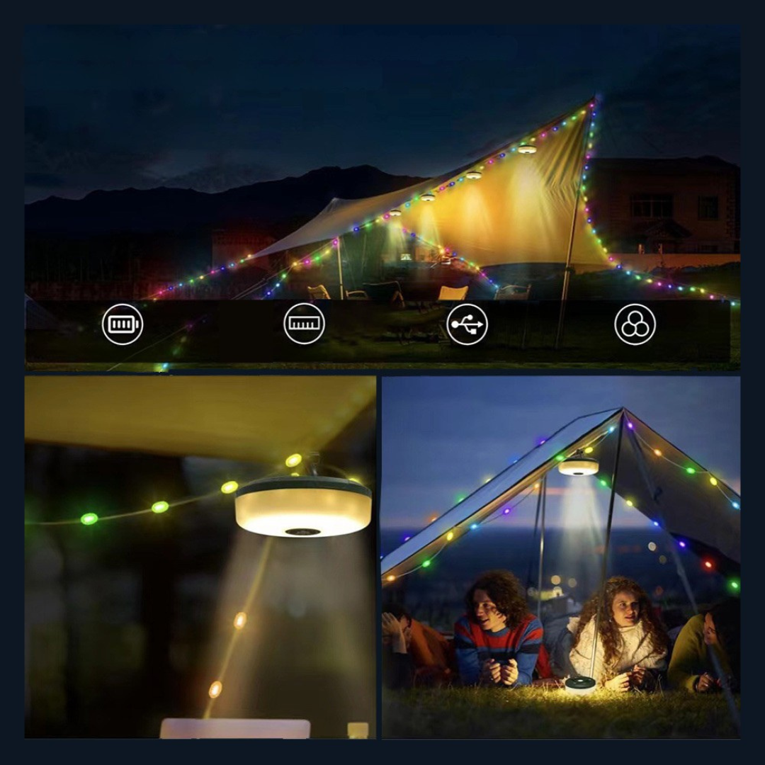 BowLift | Christmas String Lights Outdoor USB Rechargeable