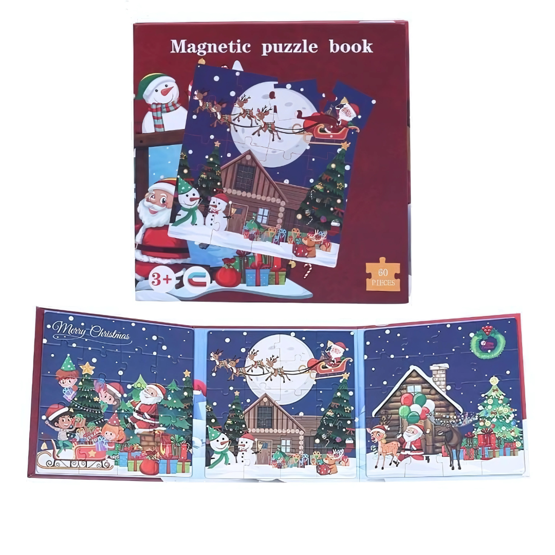 BowLift | Christmas Decorations Kids Magnetic Jigsaw Puzzle