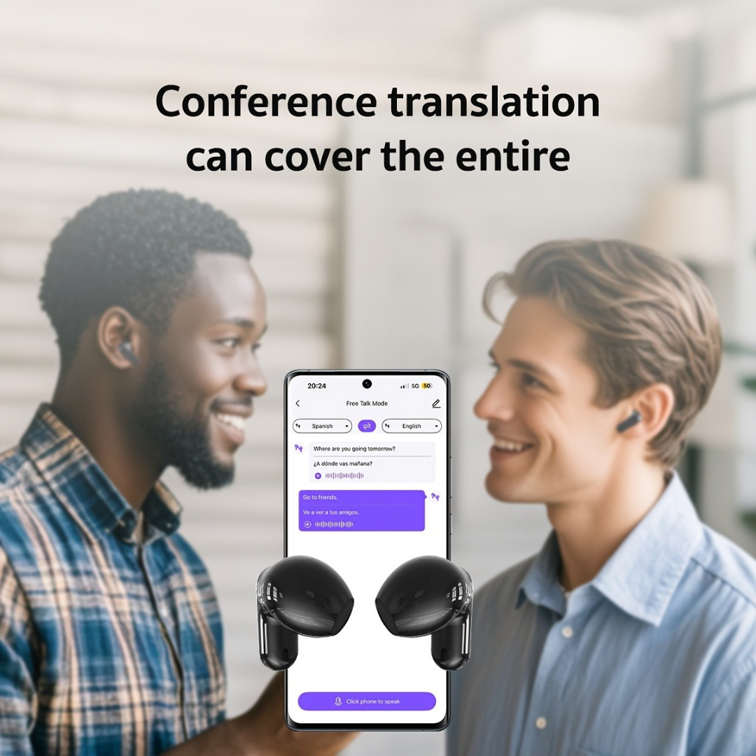 BowLift | AI Translating Earbuds Wireless Noise Cancelling