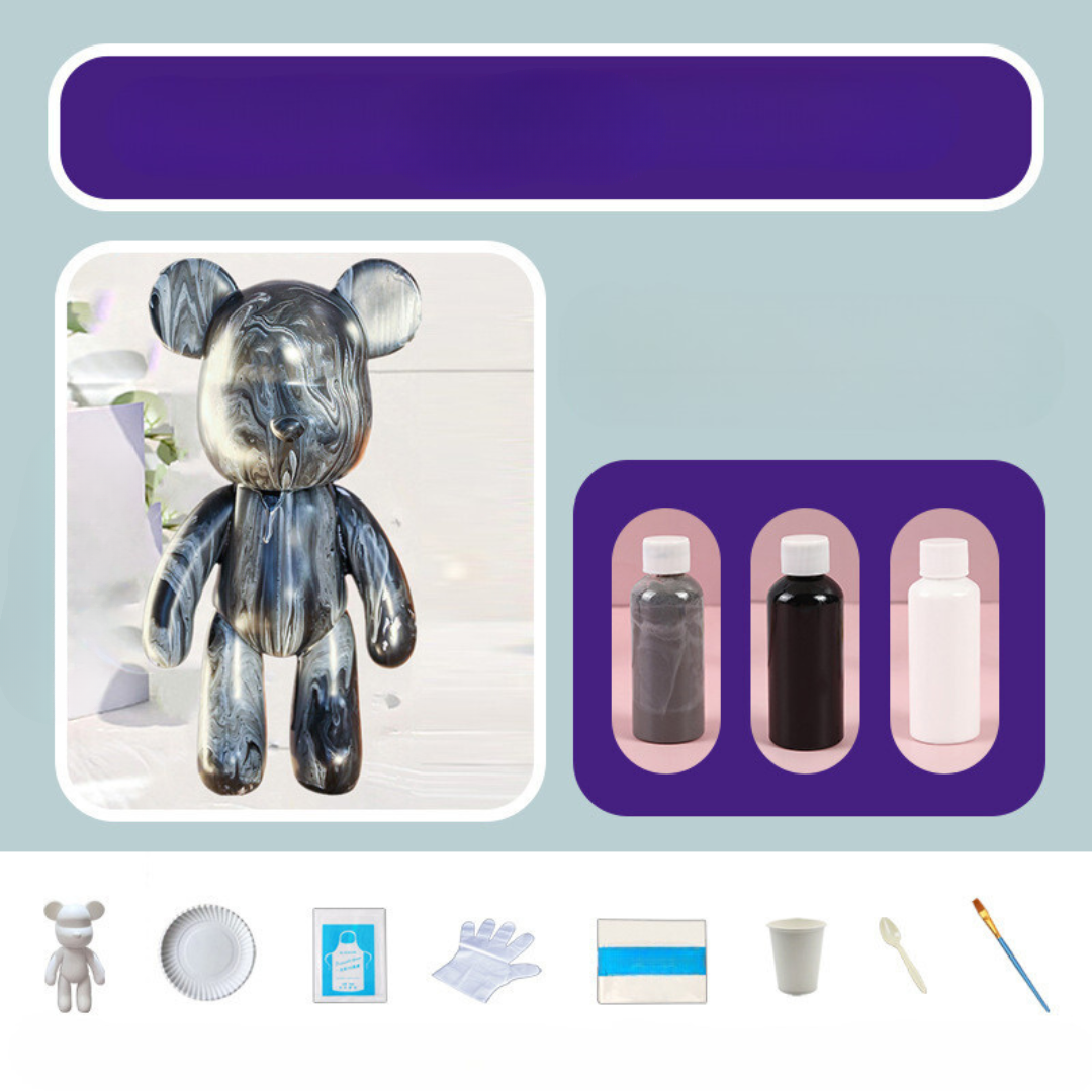 BowLift | Decorative Hand Painted Bear Doll