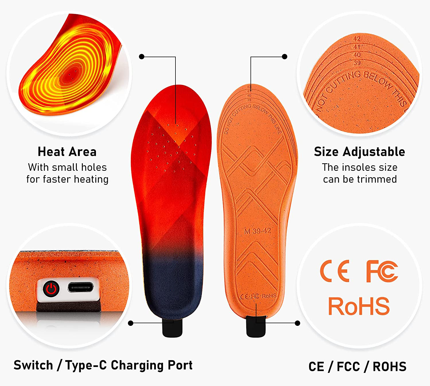 BowLift | Heated Insoles with Rechargeable Wireless Warmth