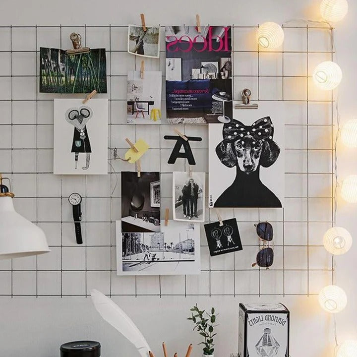 BowLift | Industrial Mesh Pinboard