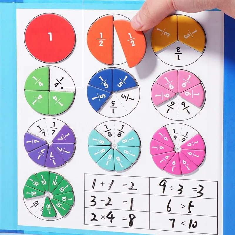 BowLift | Interactive learning set for fractions with colourful puzzles