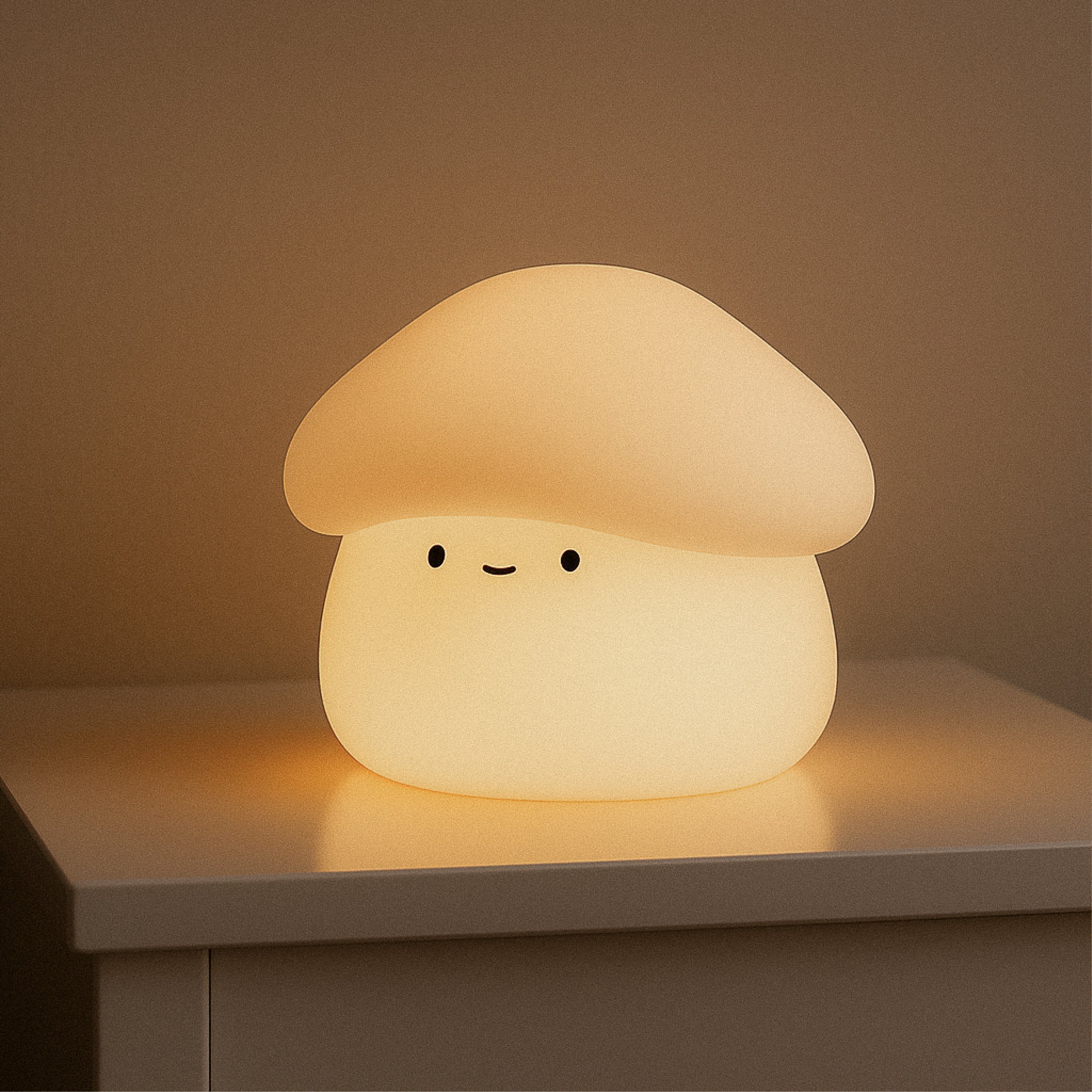 BowLift | Paddie Mushroom Night Light – Soft Silicone Lamp for Kids