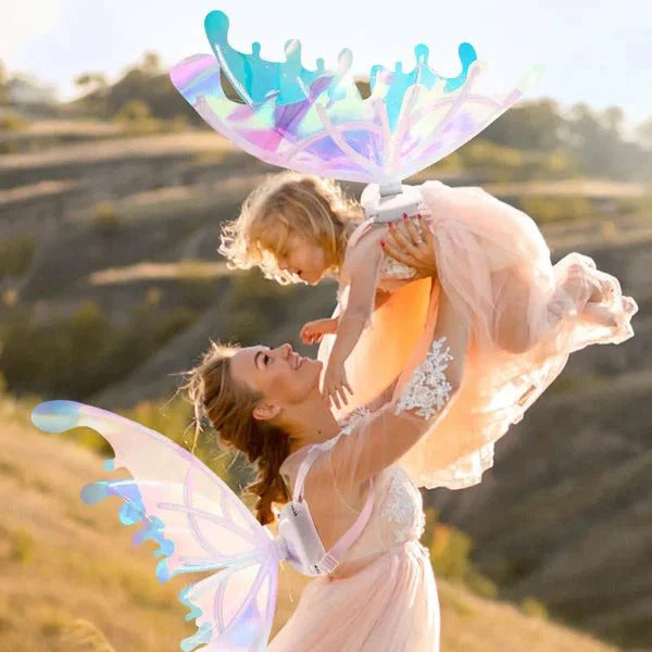 BowLift | Electric Colorful Kids / Adults LED Fairy Wings Costume