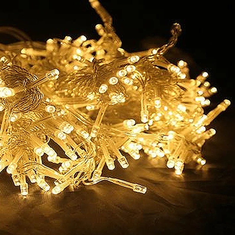 BowLift | 300-LED Warm White String Curtain Light, 10ft. length
