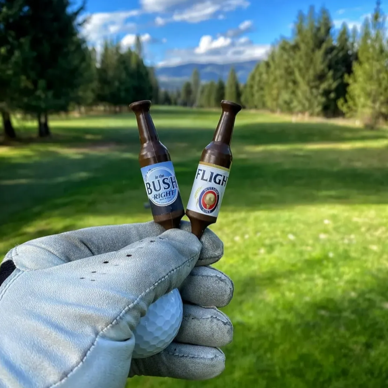 BowLift | Mini Beer Bottle Golf Tees