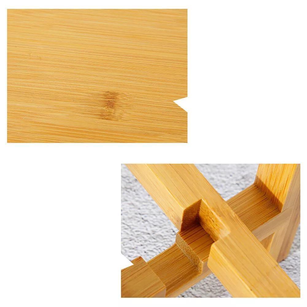 BowLift | BambooElevate Plant Stand made of bamboo wood | Adjustable & Stable | Perfect for indoors