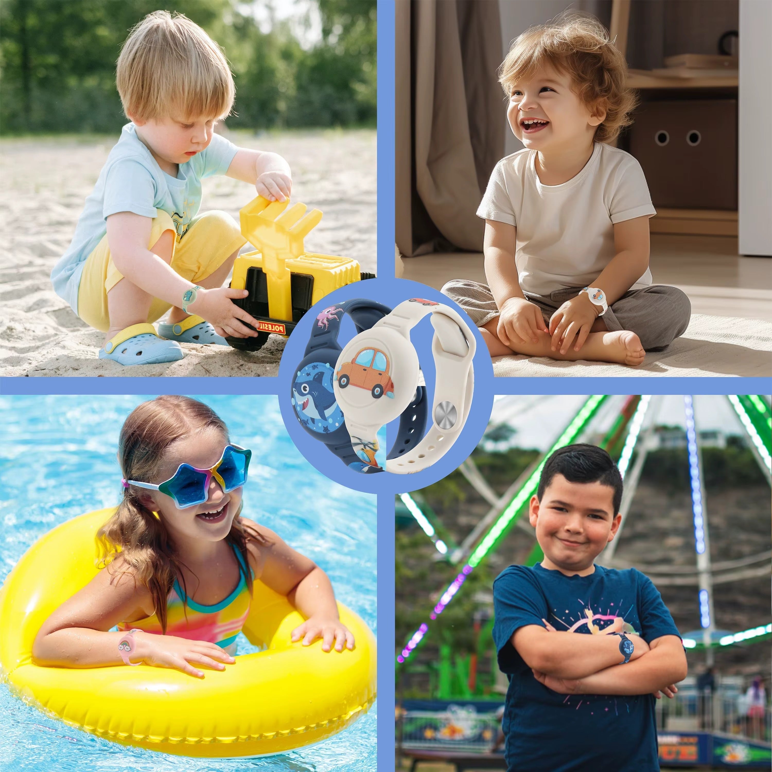 BowLift | ChildSafe GPS Bracelet – Silicone Holder for Tracker