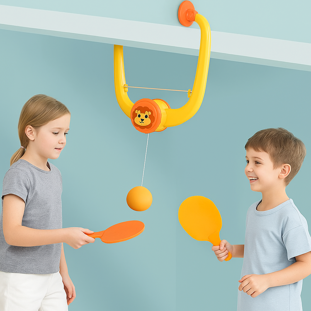 BowLift | Indoor Kids Doorway Paddle Ball Game
