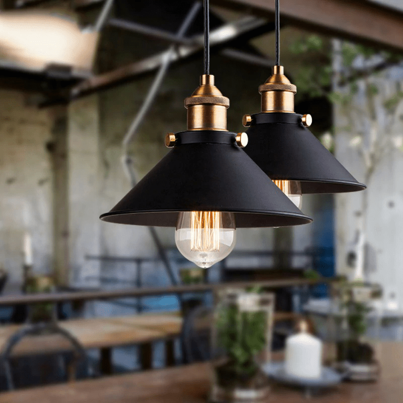 BowLift | IronLoom – Adjustable Industrial Pendant Lamp