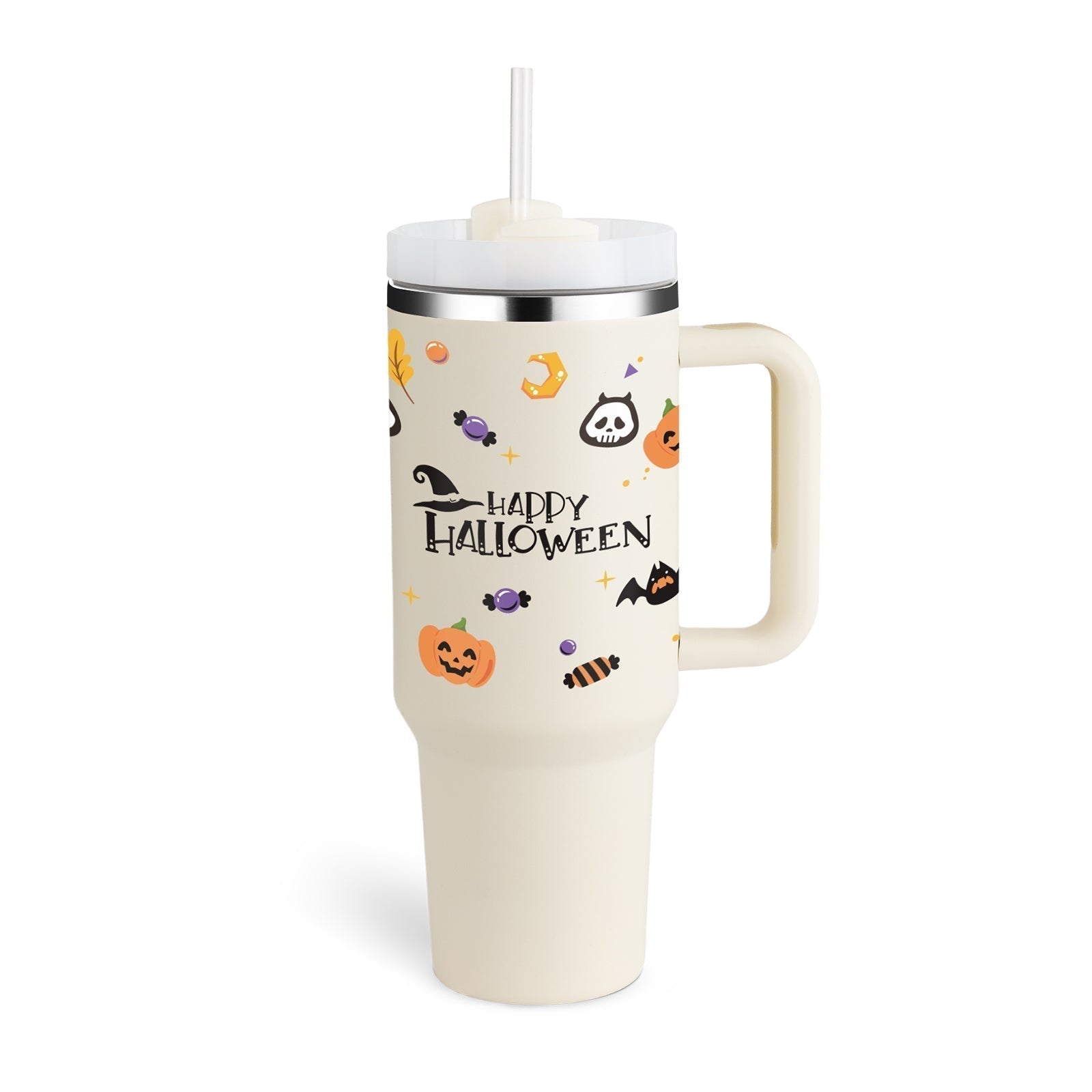 BowLift | Insulated Mug with Handle and Straw - ChillMate