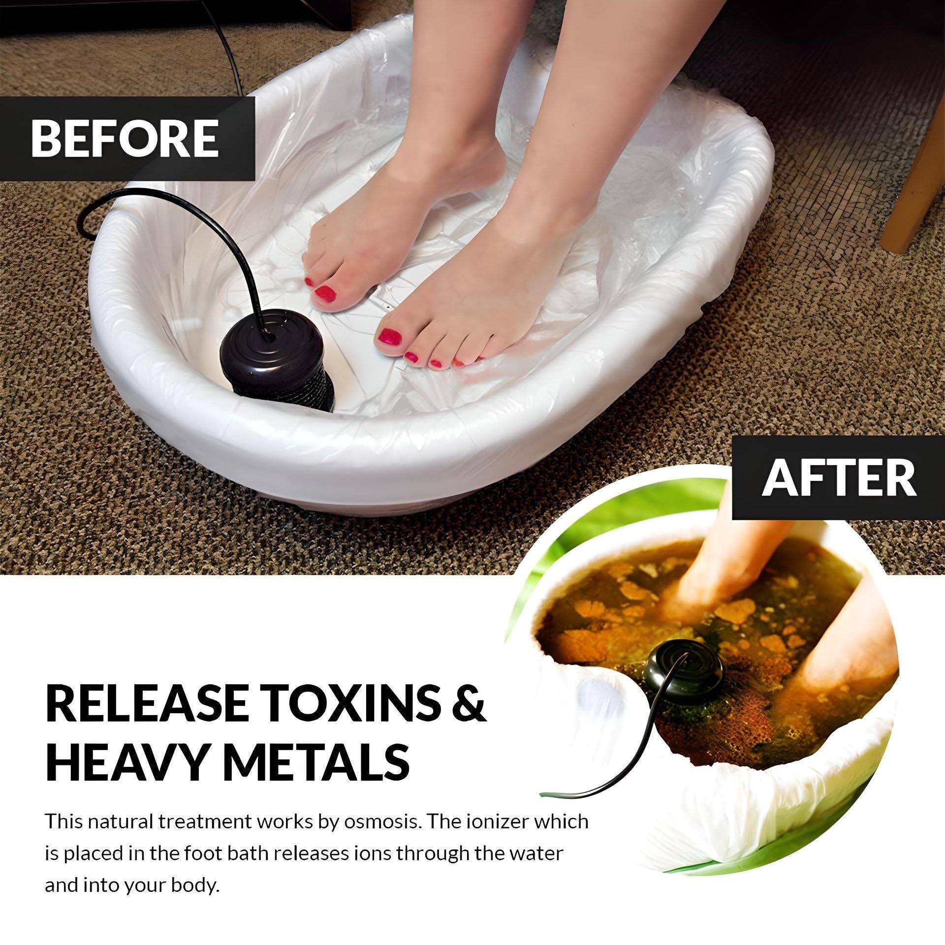 BowLift | Ionic Detox Foot Spa | Professional-Grade, Energy Boosting & Deep Cleanse for Home Use