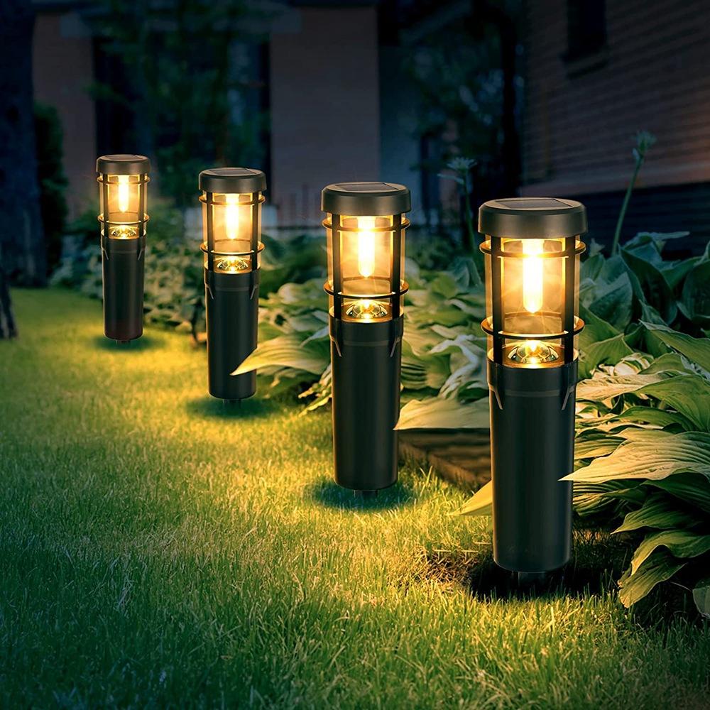 BowLift | Solar path lights, solar outdoor lights up to 14 hrs. Outdoor waterproof, IP65 waterproof solar garden lights for paths walkways