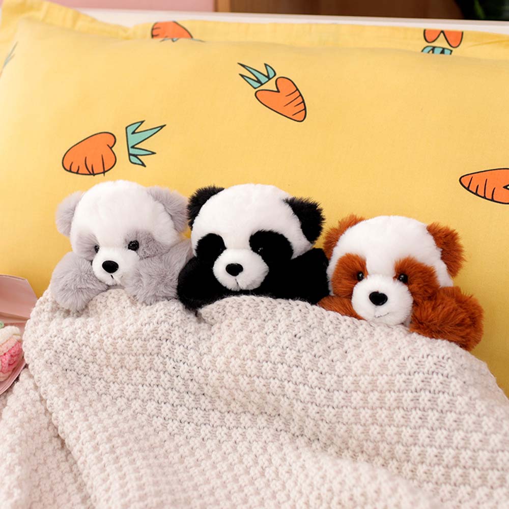 BowLift | Kawaii Baby Panda In Basket Plush Toy