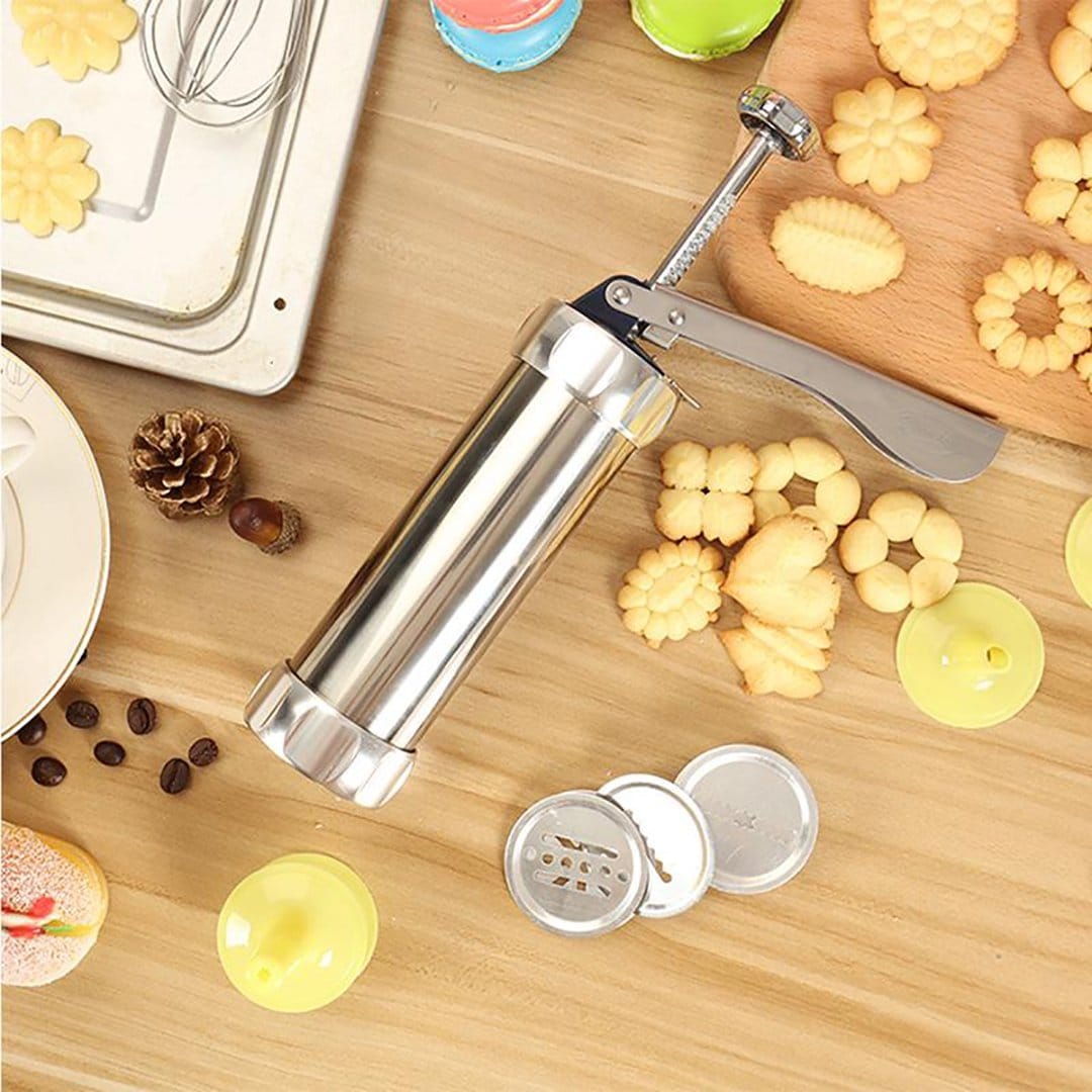 BowLift | Biscuit Press Stainless Steel Cookie Maker