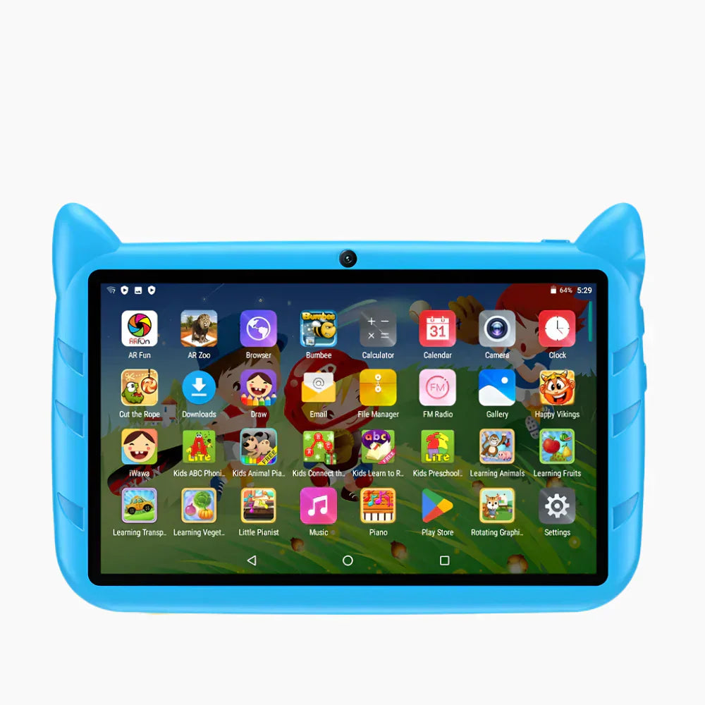 BowLift | 7-Inch Kids Tablet – Android 13, 5G WiFi, 4GB RAM, 64GB Storage – Child-Friendly Learning & Entertainment Device