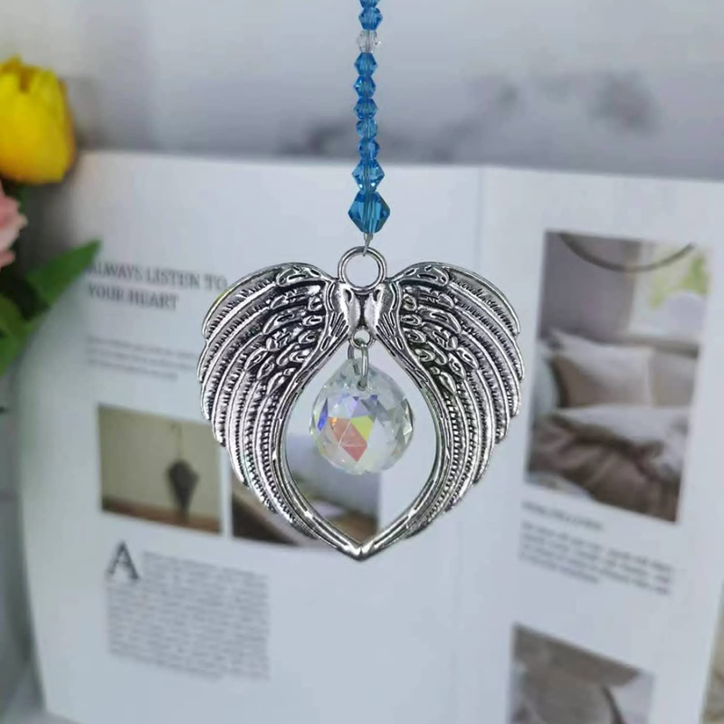 BowLift | Colorful Angel Wings Memorial Ornament