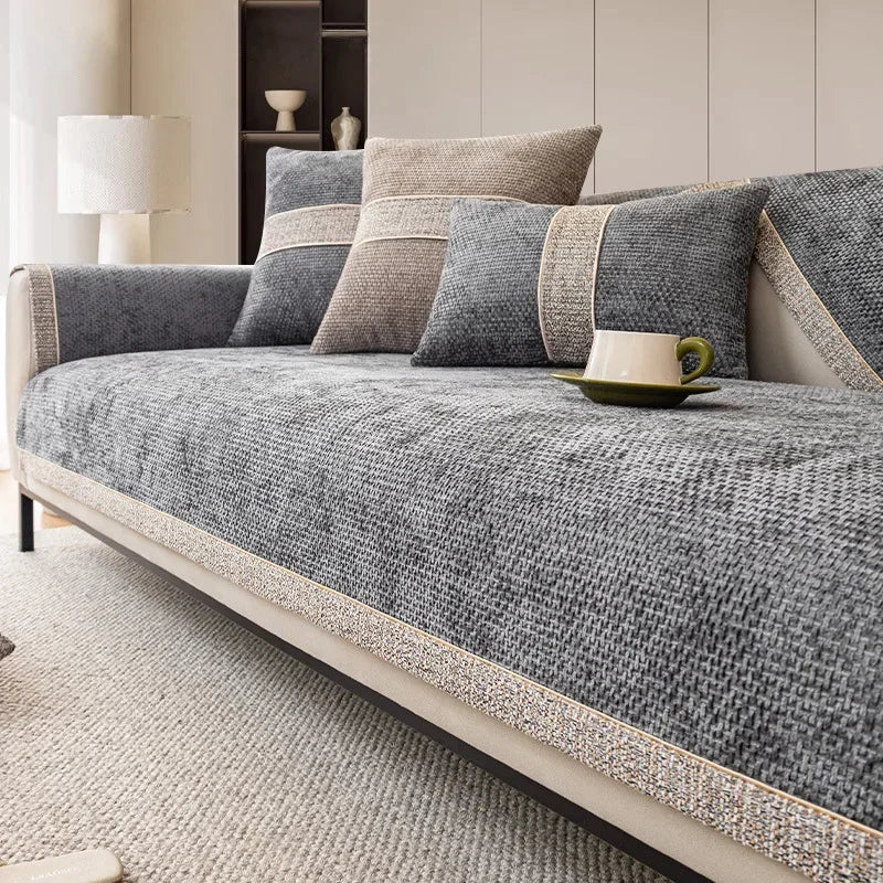 BowLift | LinenLux Sofa Cover – Elegant Linen Look Protection for Clean and Stylish Living Rooms