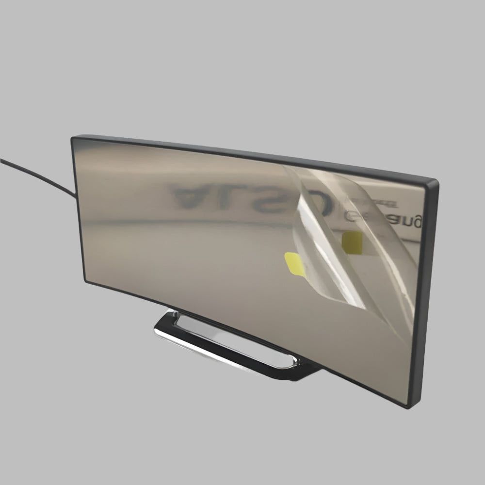 BowLift | Curved LED Alarm Clock | Compact Design with Snooze Function for Bedroom or Study Use