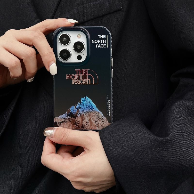 BowLift | Galvanic Letters Snow Mountain Phone Case For iPhone