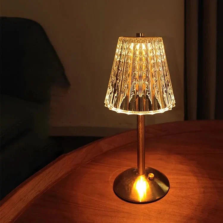 BowLift | Crystal Rechargeable LED Cordless Table Lamp
