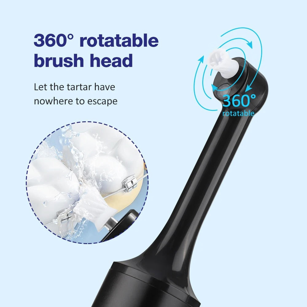 BowLift | 5-in-1 Wireless Teeth Polisher & Tartar Remover | Cordless, Adjustable Speed & Ideal for At-Home Oral Care