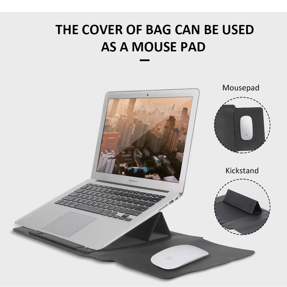 BowLift | 4-in-1 Laptop Sleeve - Slim Protective Case with Stand Function